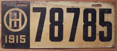 Old Car Plate